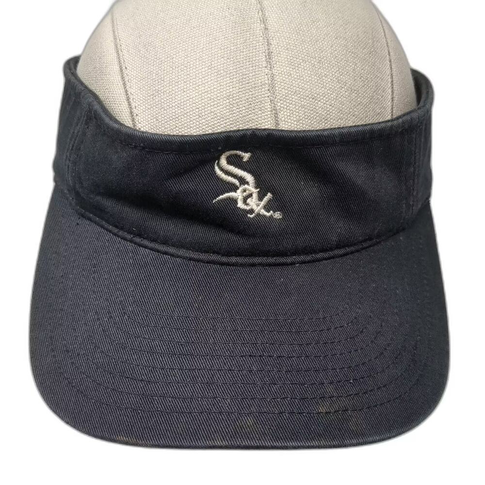 Chicago White Sox MLB Headmaster Visor Black One Size Adjustable Sports Hat